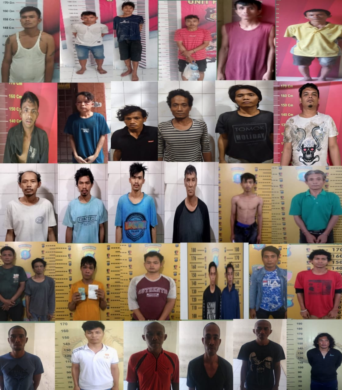 Bravo!!!...107 Tersangka Kejahatan Diamankan Polrestabes Medan