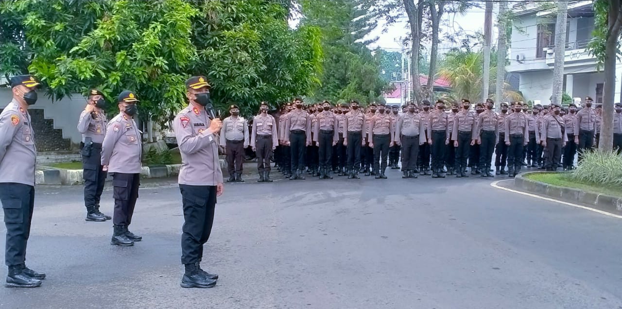 Polrestabes Medan Kawal Unras di Konjen India