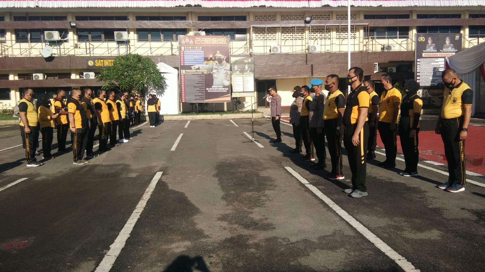 Pimpinan Apel Minta Personel Jaga Kebersihan Ruangan di Polrestabes Medan