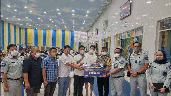 Bravo!!!...PT Jasa Raharja Berikan Santunan Kepada Ahli Waris Korban Mobil Vs Kereta Api Di Sergai