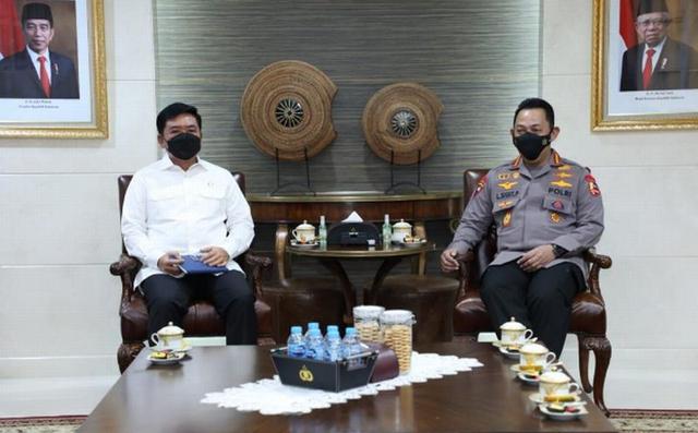 Bravo!!!..Hari Pertama Jabat Mentri ATR/BPN Hadi Tjahjanto Langsung Kunjungi Mabes Polri
