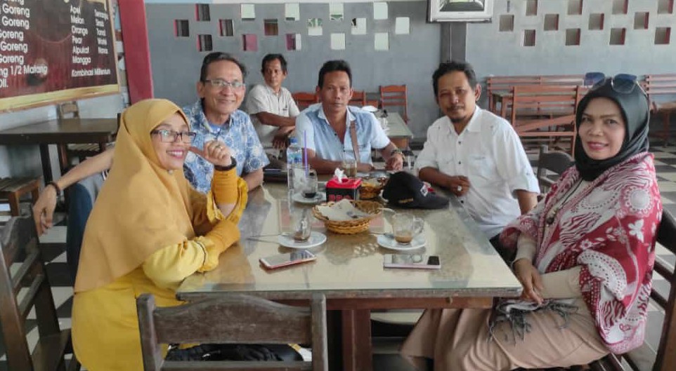 Pengurus DPC PJS Beltim Timba Ilmu Menembus Informasi Badan Publik Dari Komisioner KI Babel