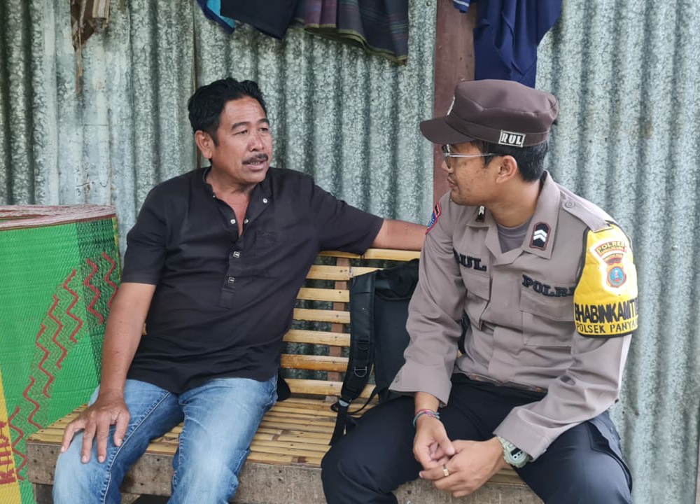 Briptu Syahrul Ilmy Ajak Tomas Darussalam Jaga Kamtibmas