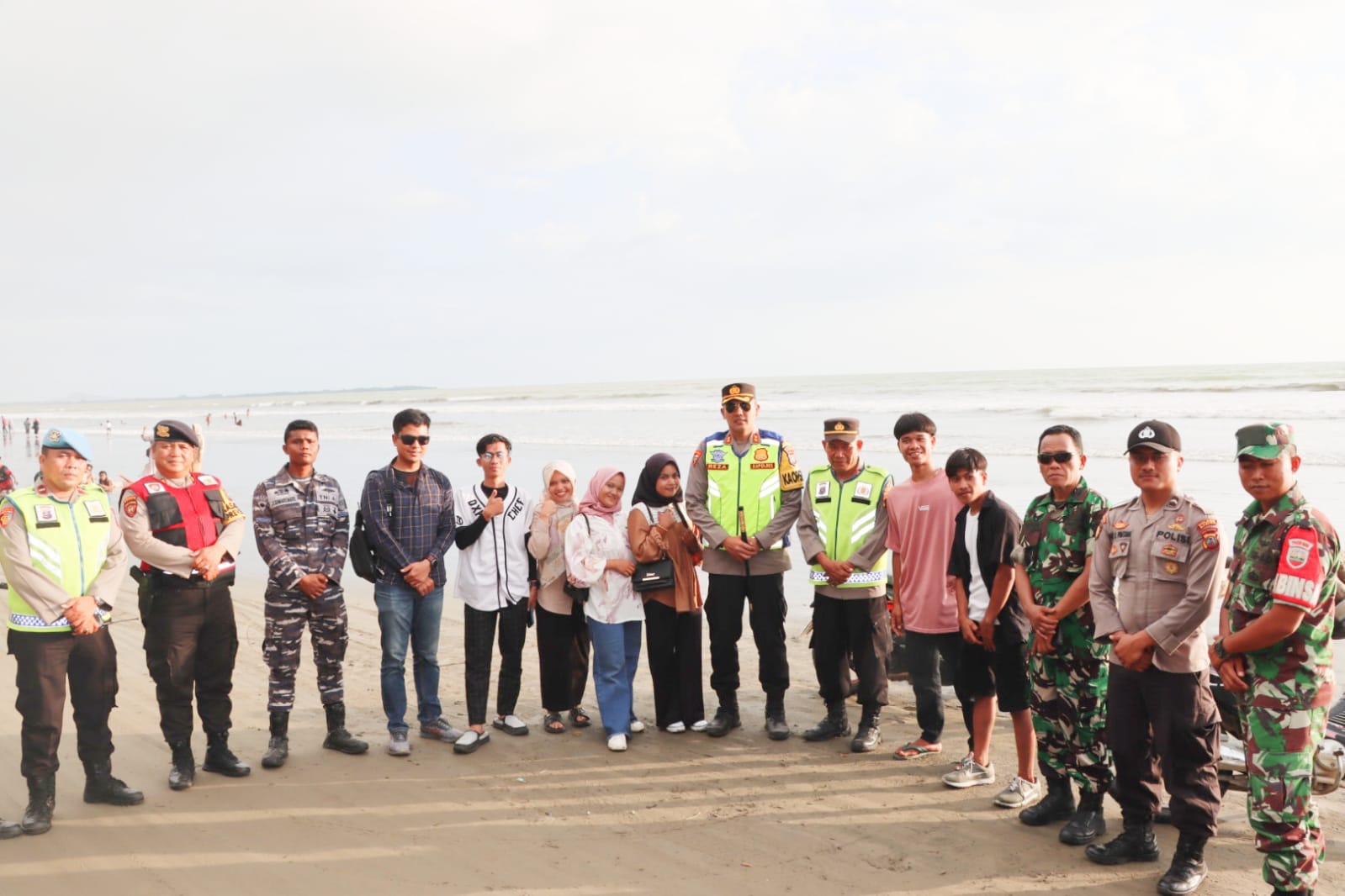 Pastikan Liburan Nyaman, Kapolres Madina Cek Tempat Wisata di Pantai Barat