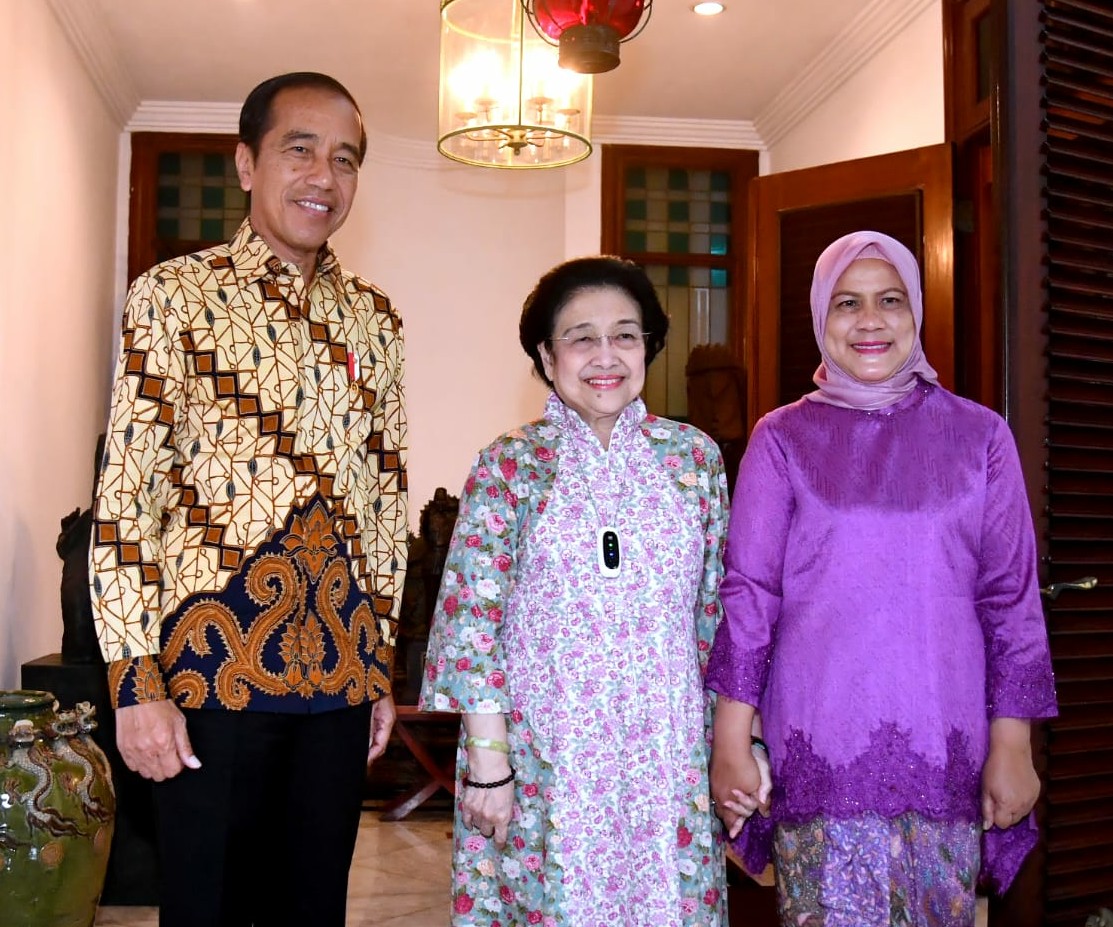 Presiden Jokowi Silaturahmi dengan Presiden Ke-5 RI Megawati Soekarnoputri