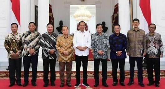 Presiden Jokowi Menerima Para Pimpinan Purnawirawan TNI-Polri