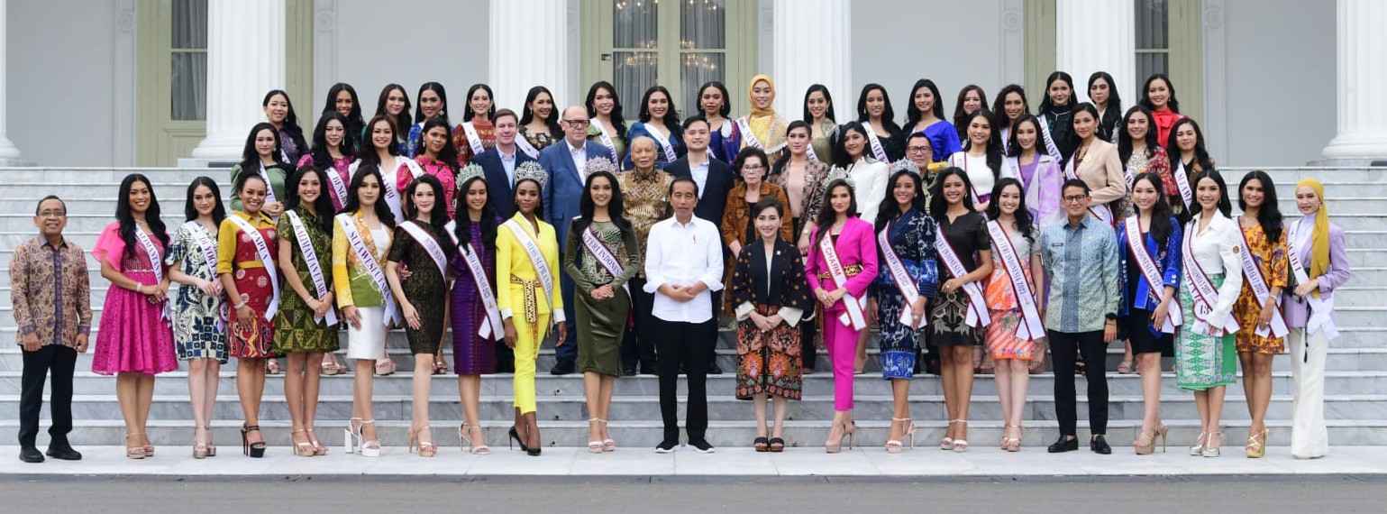 Bertemu Puteri Indonesia 2023, Presiden Tekankan Soal Bonus Demografi dan Promosi Pariwisata