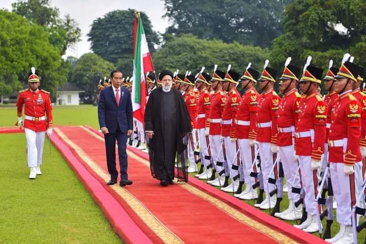 Presiden Jokowi Sambut Kunjungan Kenegaraan Presiden Iran di Istana Bogor