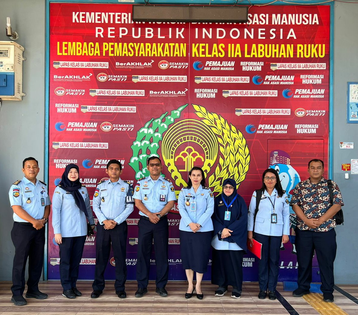 Pastikan Pelayanan Publik Berbasis HAM, Kanwil Kemenkumham Sumut Kunjungi Lapas Kelas IIA Labuhan Ruku
