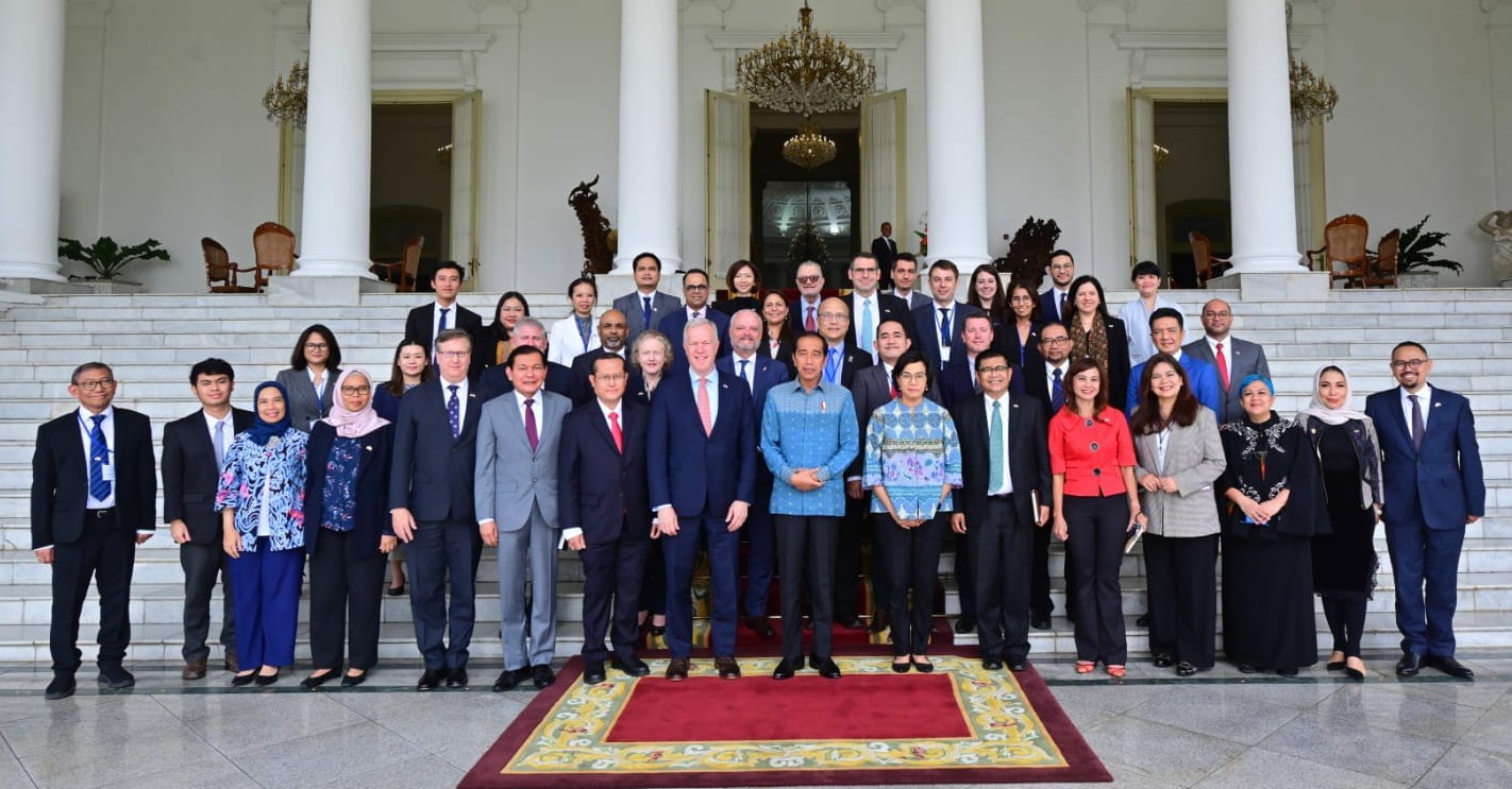 Presiden Jokowi Terima Kunjungan Delegasi US-ABC