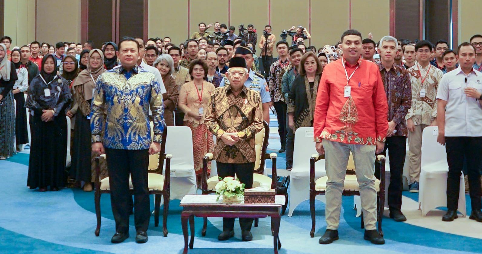 Ketua MPR RI Bamsoet Bersama Wakil Presiden RI Maruf Amin Buka Alumni Connect Perhimpunan Pelajar Indonesia Dunia