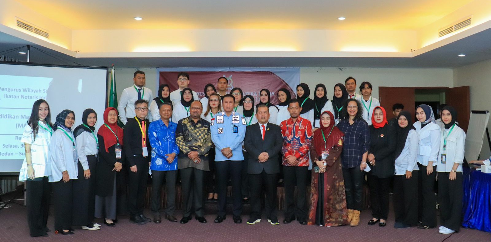Buka Pendidikan Magang Bersama Anggota Luar Biasa INI Wilayah Sumut, Kakanwil Kumham Sumut: Pejabat Notaris Harus Cermat dan Teliti