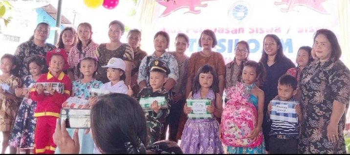 Pelepasan Dan Perpisahan TK Siloam Berjalan Meriah