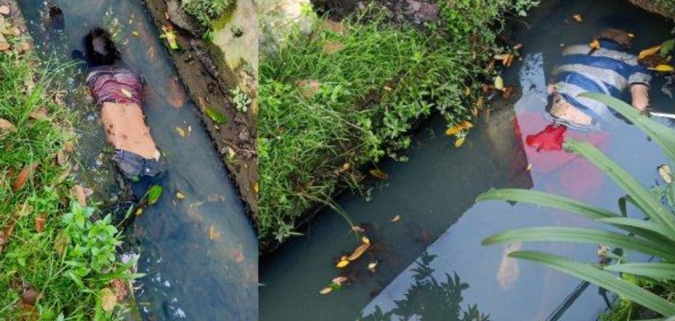 Heboh!!!... Dua Mayat Laki-laki Mengapung di Parit Tak Jauh Dari Kejatisu 