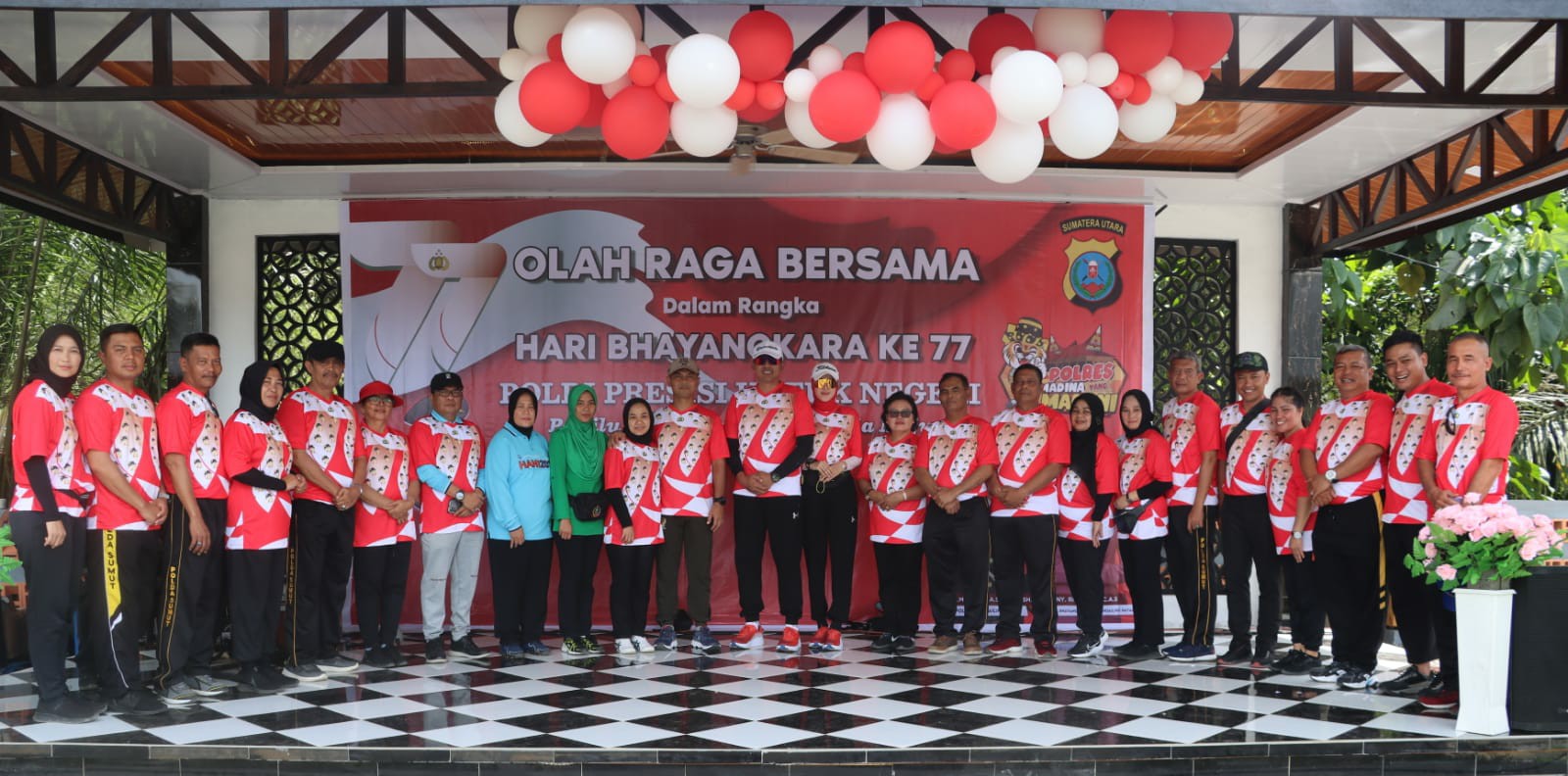 Semarak HUT Bhayangkara Ke 77 Tahun, Polres Madina Bagi-Bagi Sepeda Motor