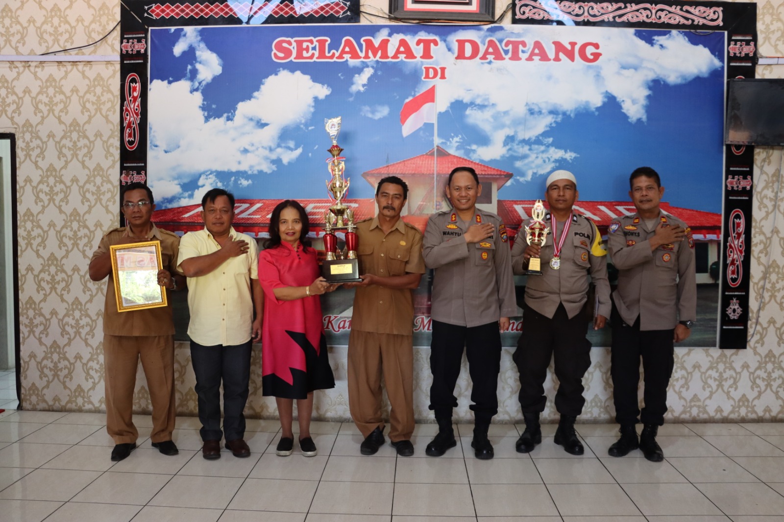 Kapolres Dairi Lakukan Audensi Kepada Pemenang Juara Lomba Tiga Pilar dan Da'i Bhabinkamtibmas