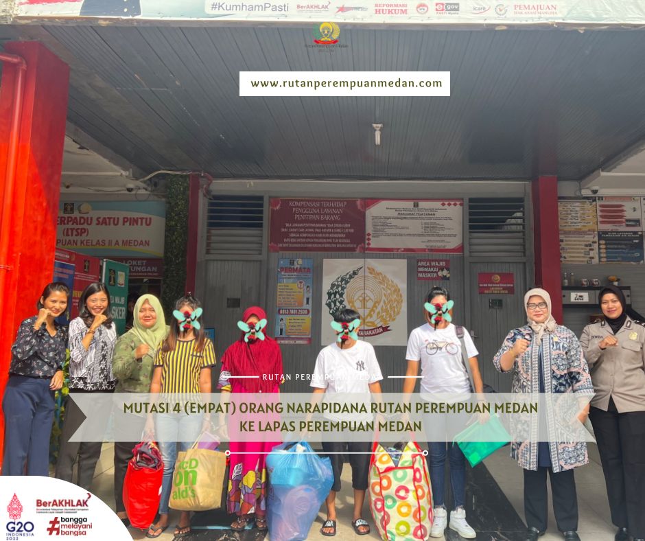 Terkait Hal Ini, Empat Napi Rutan Perempuan Medan Kanwil Kumham Sumut Dipindahkan