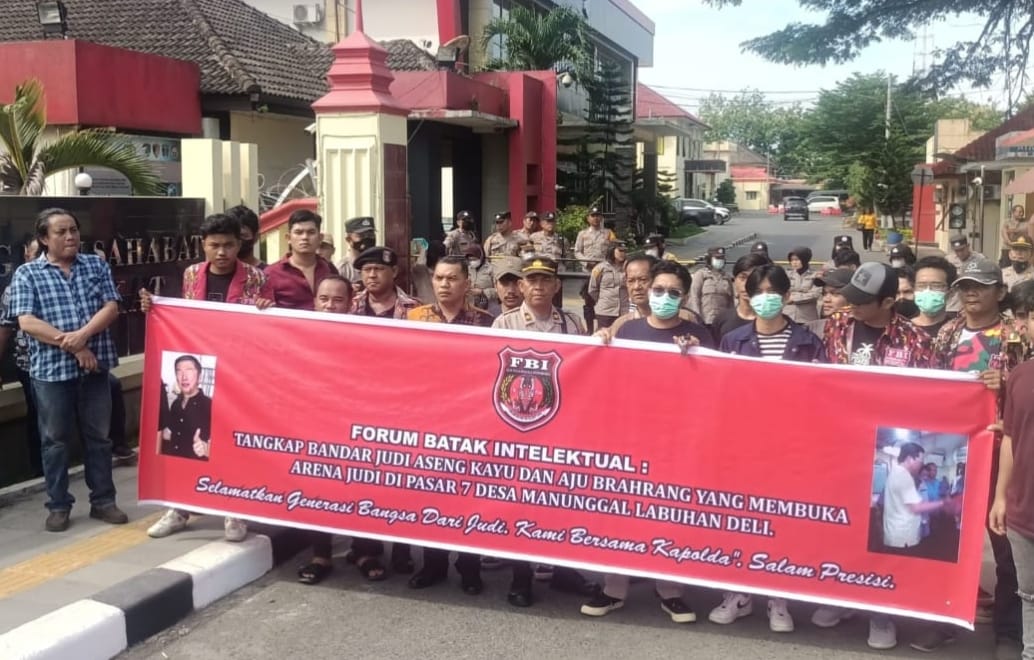 Forum Batak Intelektual Kota Medan, Minta Kapoldasu Sikat judi di Pasar 7 Marelan