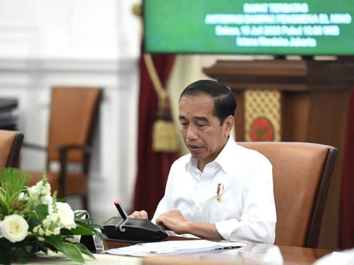 Presiden Jokowi Pimpin Ratas Antisipasi Dampak El Nino