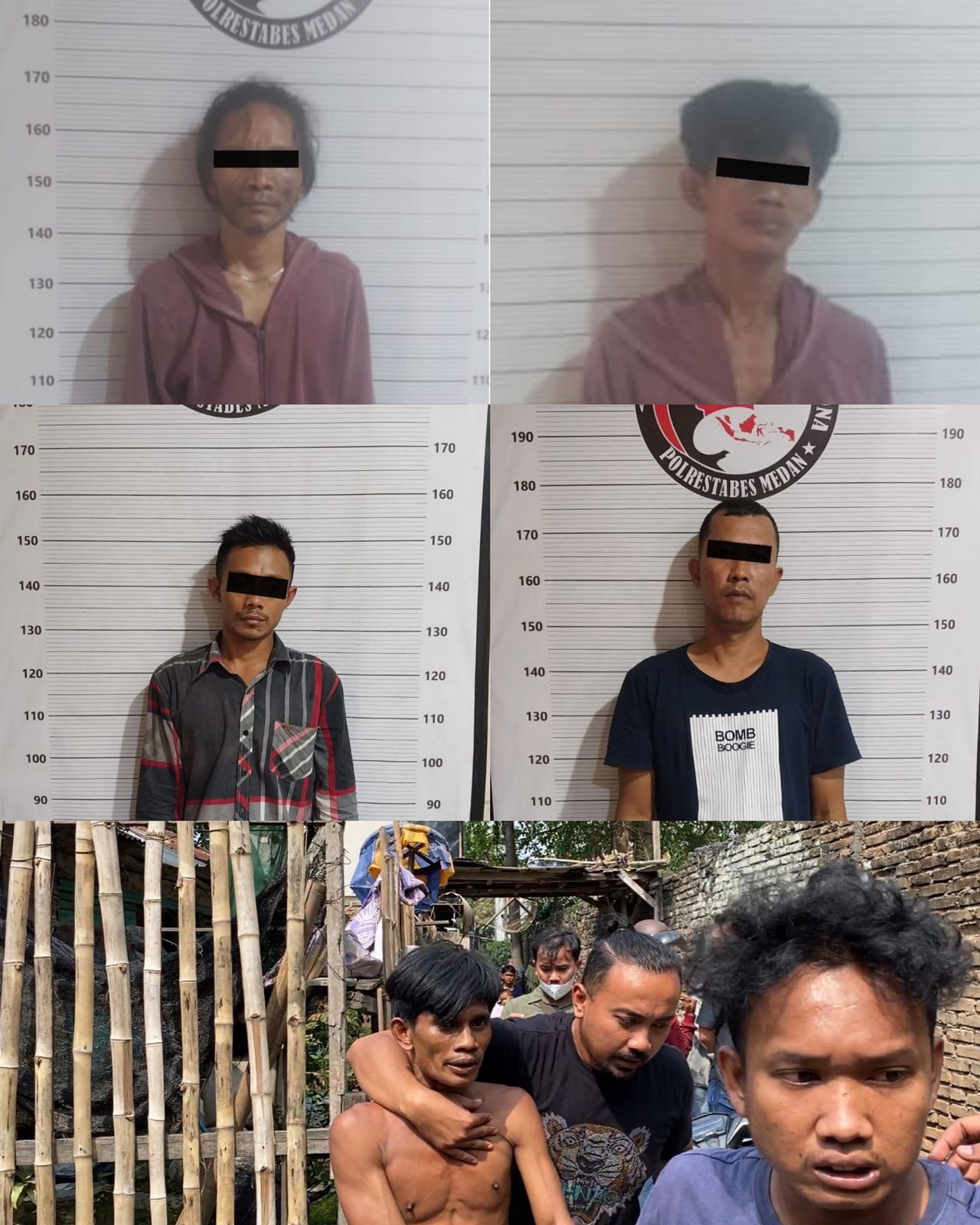 GKN, Satres Narkoba Amankan Sabu dan 4 Pelaku di Kelambir Lima
