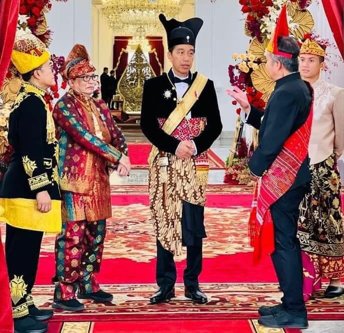 Presiden Jokowi Kenakan Pakaian Khas Kesunanan Surakarta Pada HUT Ke-78 RI