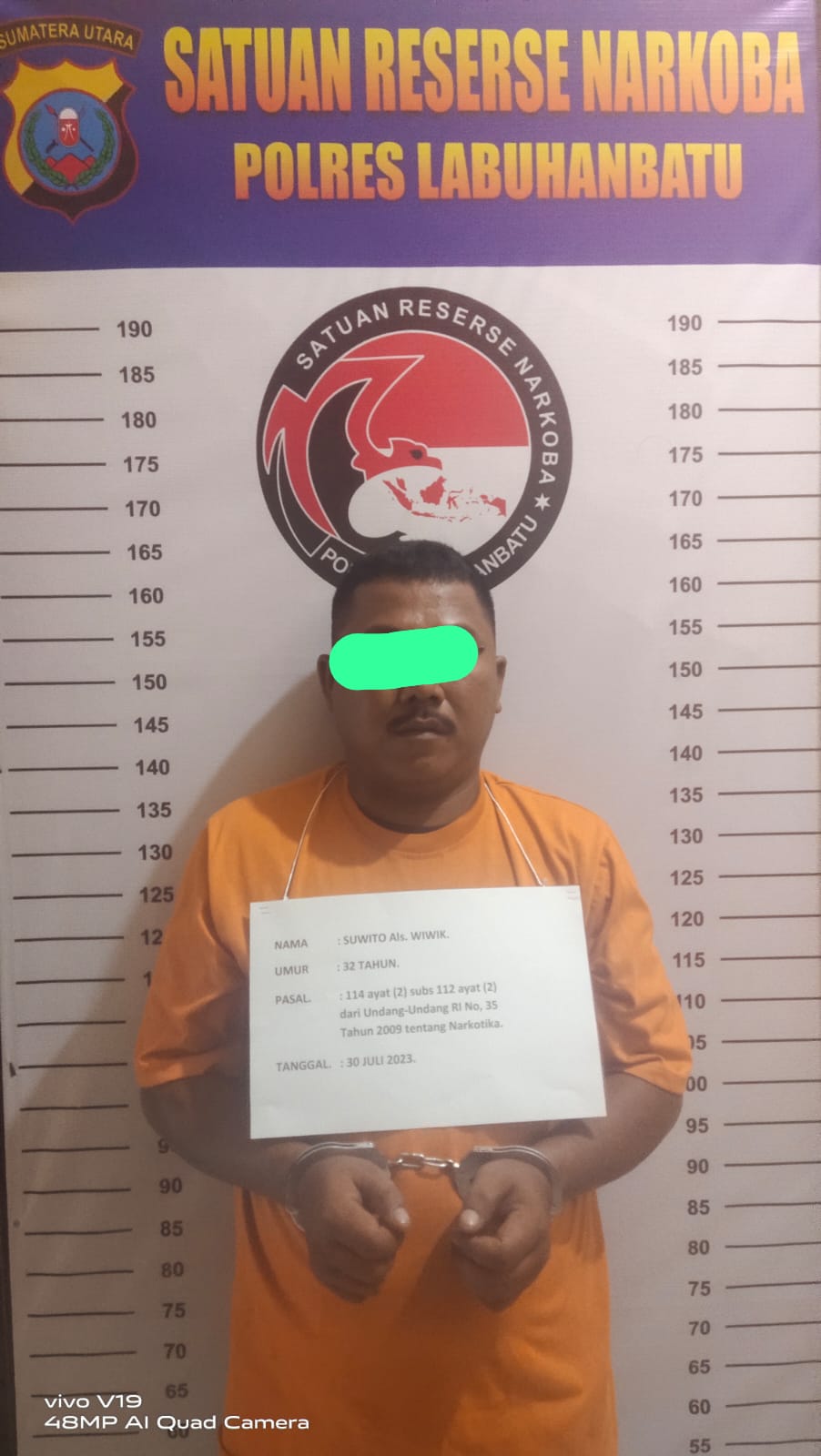 Satres Narkoba Polres Labuhan Batu  Tangkap Pengedar Sabu Kualuh Ledong