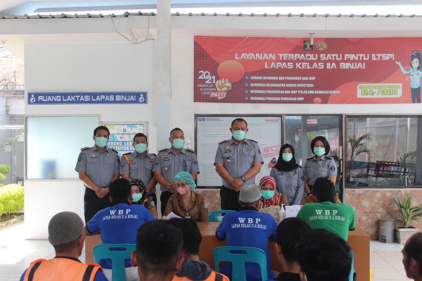 100 Warga Binaan Lapas Binjai Jalani Pemeriksaan HIV AIDS