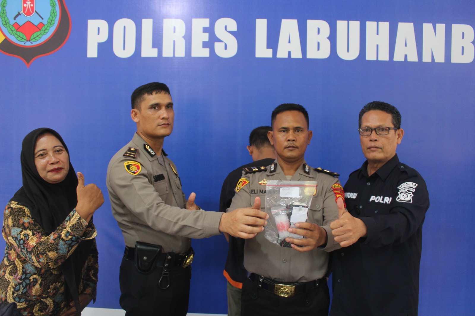 Polres Labuhan Batu Bekuk Saidi Residivis Narkoba