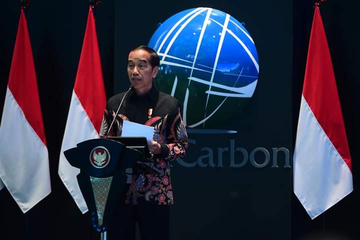 Presiden Jokowi Luncurkan Bursa Karbon Indonesia