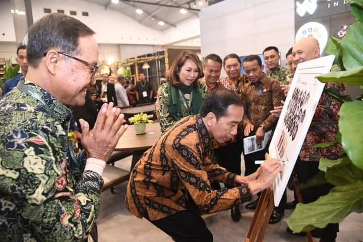 Presiden Jokowi Dorong Pengusaha Mebel Terbuka dan Berpartner Dengan Perusahaan Lain