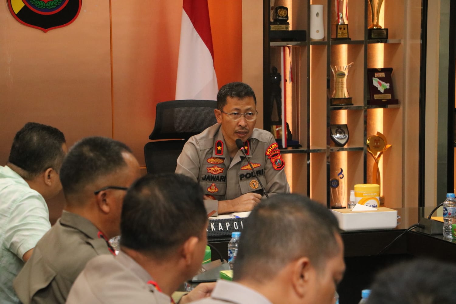 Wakapolda Sumut Pimpin Rapat, Jelang Kunker Wakapolri 