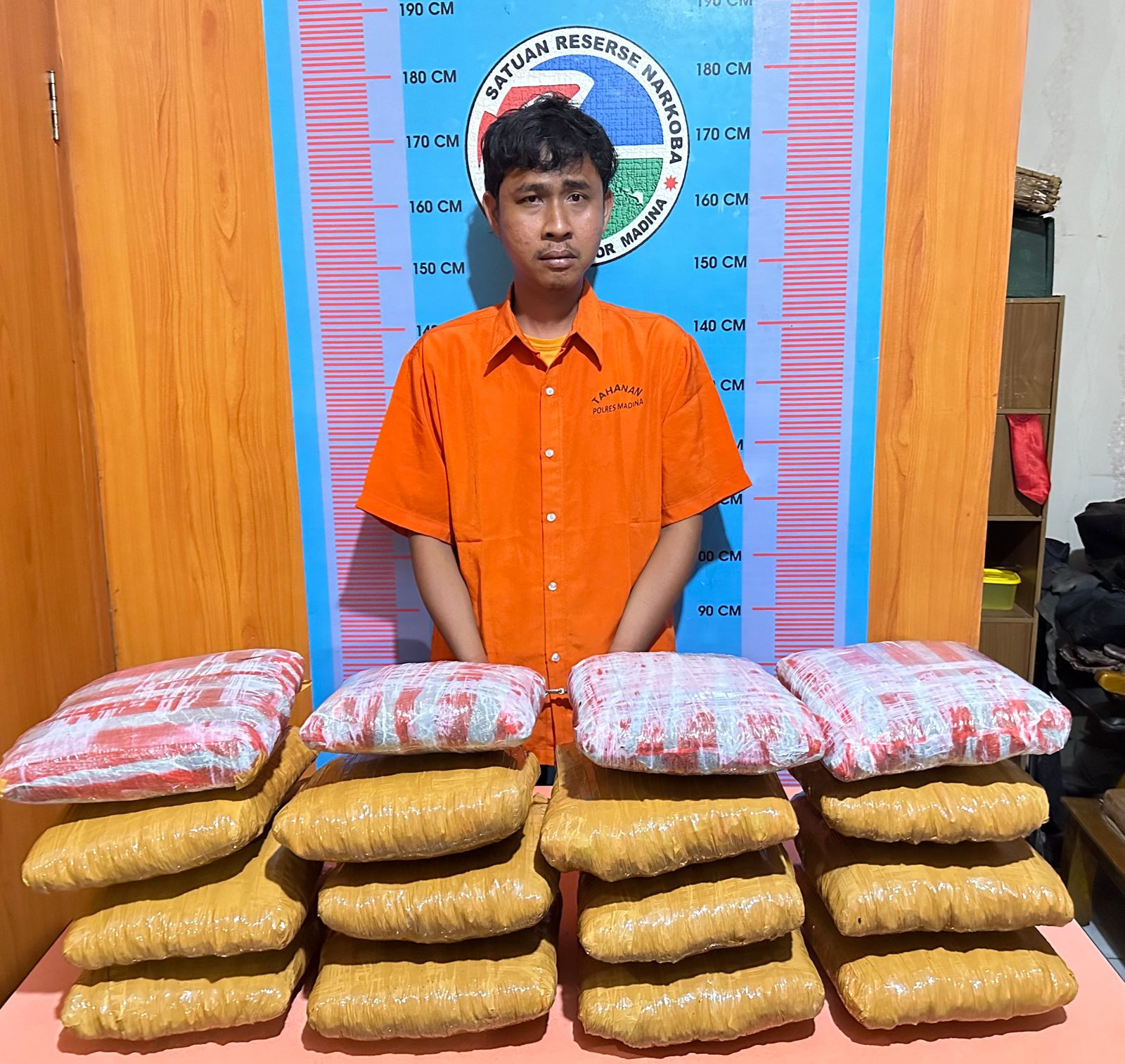 Operasi Pemberantasan Narkoba di Morsip Berhasil: 16 Kilo Ganja Gagal Beredar