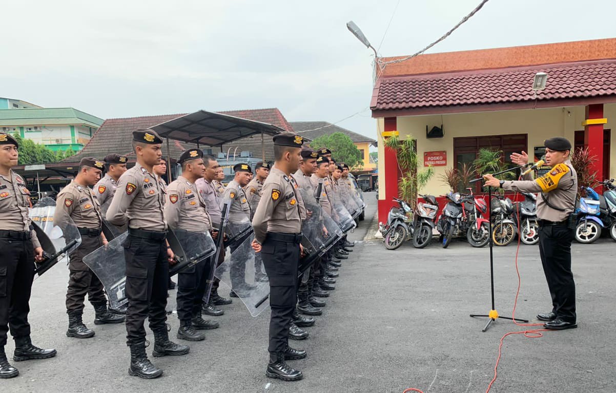 Sat Samapta Polrestabes Medan Gelar Pelatihan Pengendalian Massa dan Pengawalan VIP