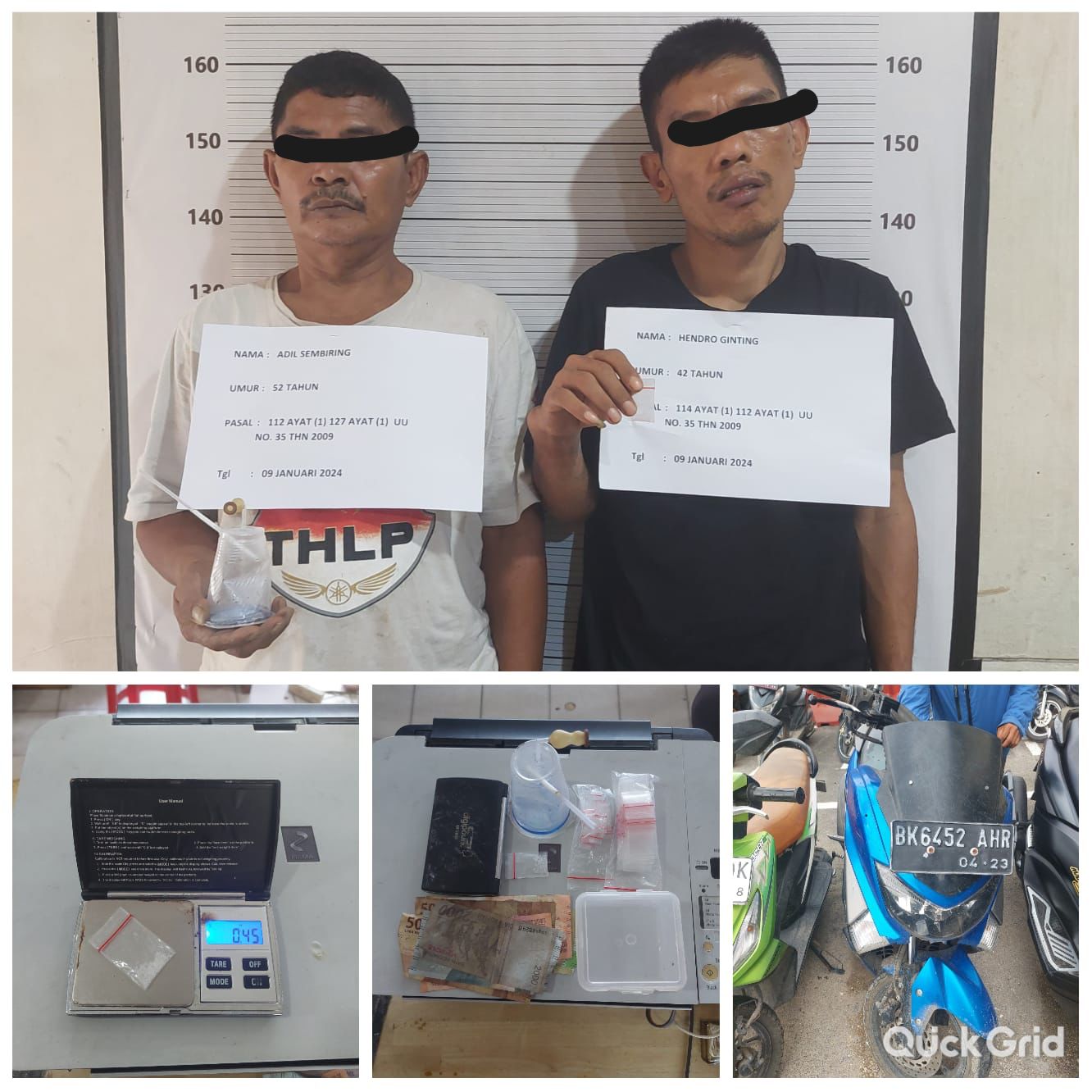 Gerebek Kawasan Tanjung Anom, Satresnarkoba Polrestabes Medan Amankan Dua Pria