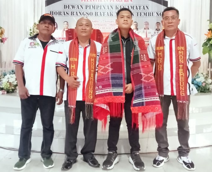 Andreas Pandapotan Purba Hadiri Pelantikan DPK HBB Medan Tembung 