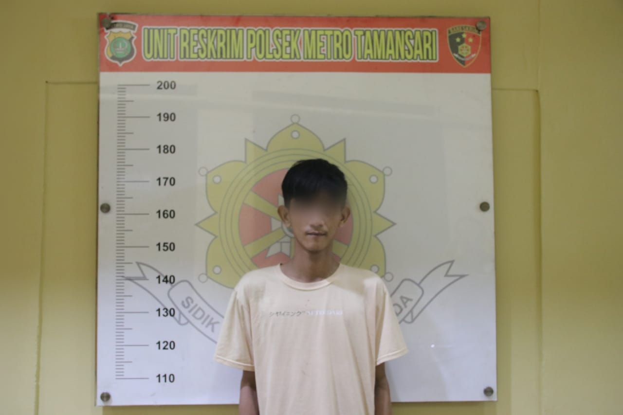 Pemuda Pengangguran Ditangkap Usai Curi Sepeda Motor di Tamansari