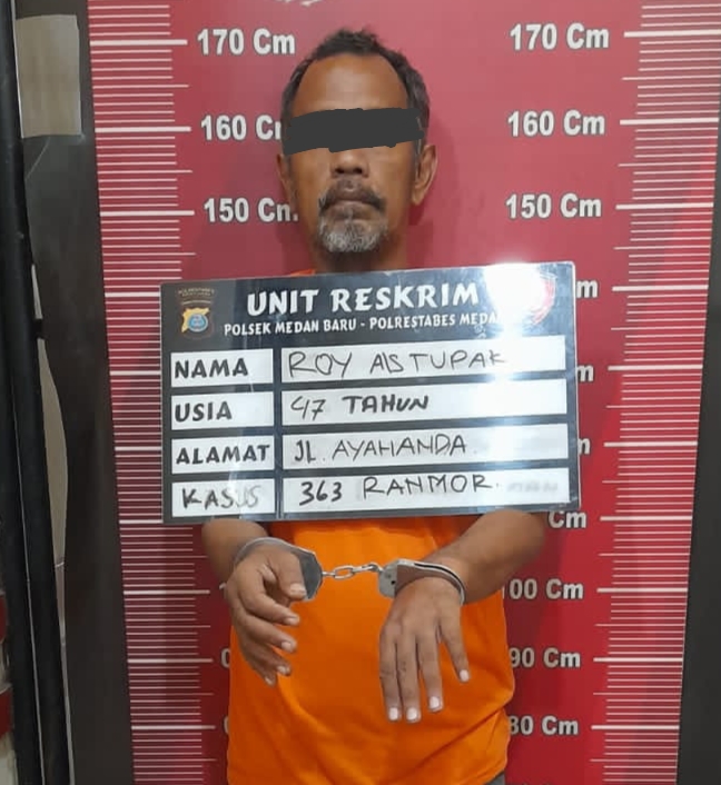 Doorrr!!!... Kedua Kaki Pelaku Curanmor Ditembak Tim Reskrim Polsek Medan Baru 