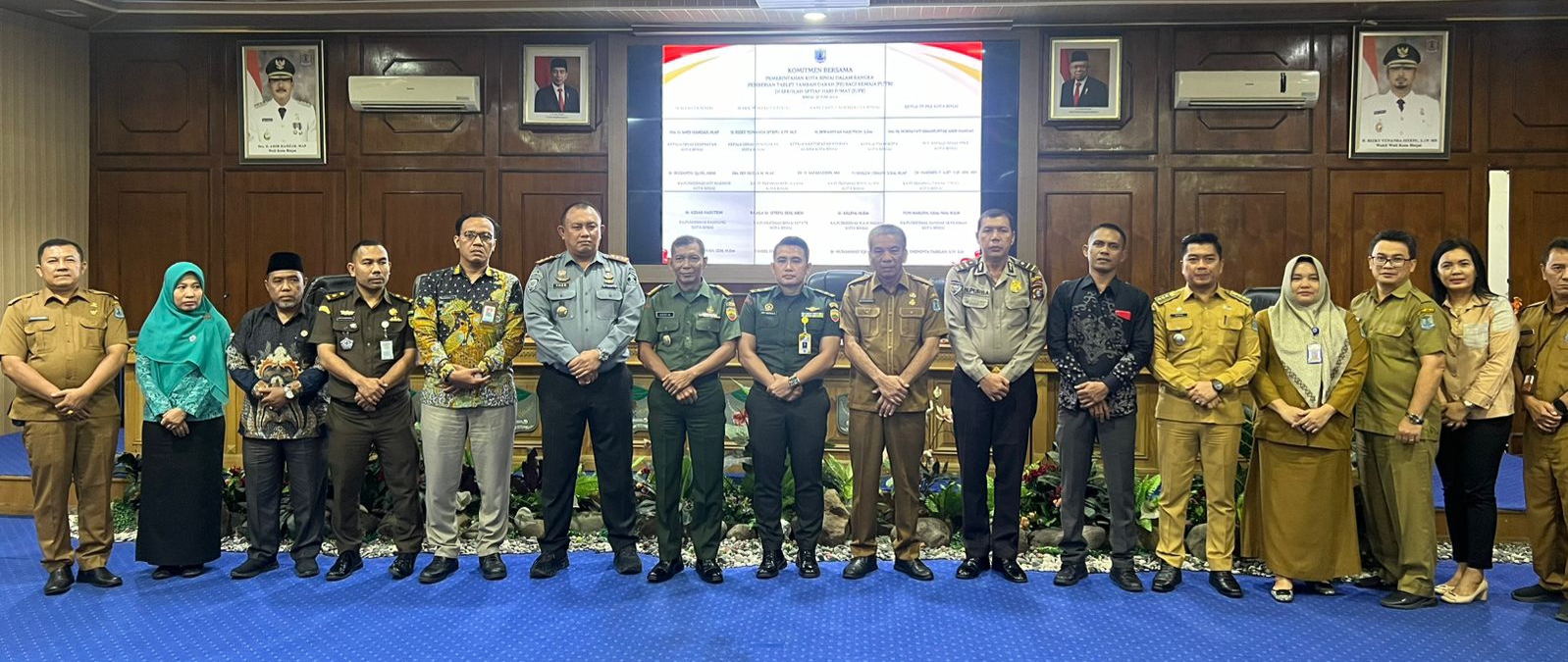 Bersama Forkopimda, Kalapas Binjai Hadiri Diseminasi Audit Kasus Stunting Tahun 2024