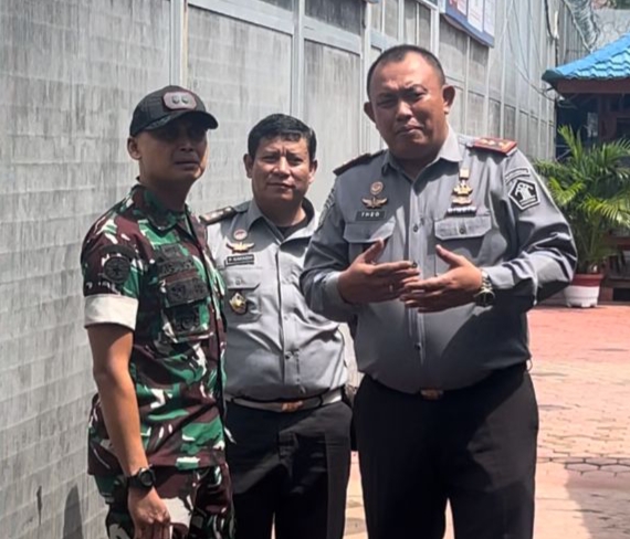 Perkuat Sinergitas, Kalapas Binjai Terima Kunjungan Danyon Arhanud 11/WBY