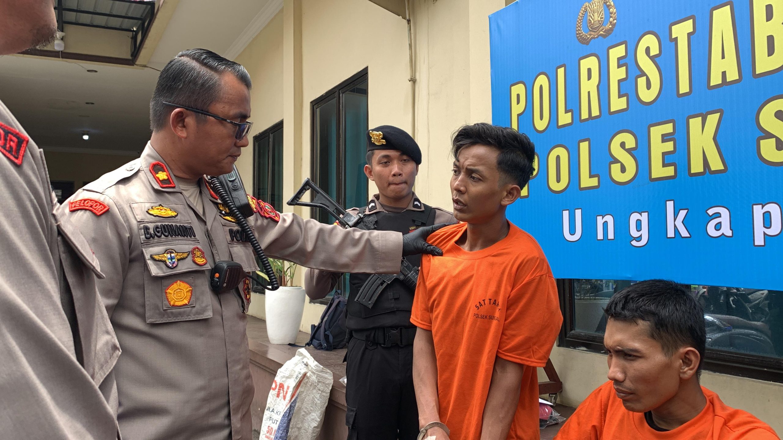 Doorrr!!!... Dua Pelaku Curanmor di Kos Medan Selayang Dihadiahi Timah Panas