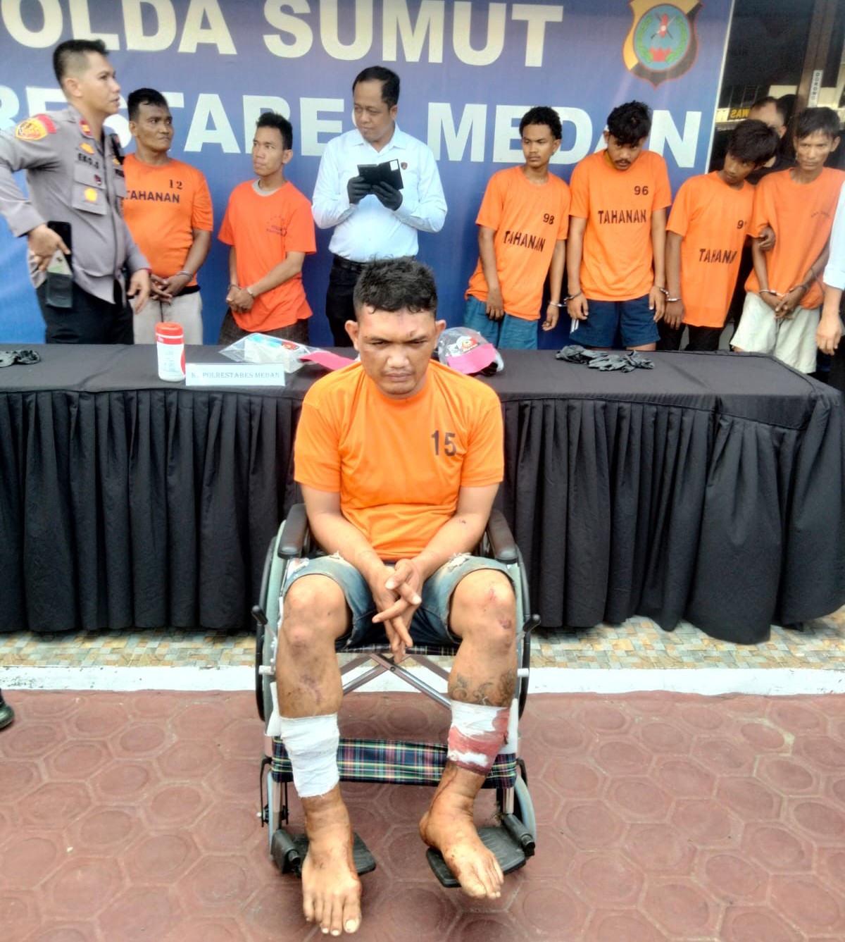 Doorrr!!!... Melawan Saat Hendak Ditangkap, 7 Residivis dan Begal Tumbang Ditembak Polisi