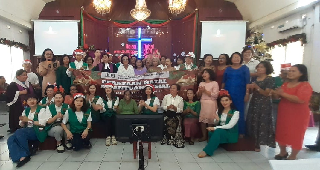 Berbagi Kasih, IKPI Cabang Medan Rayakan Natal Bersama Jemaat GKPI JK Sentosa