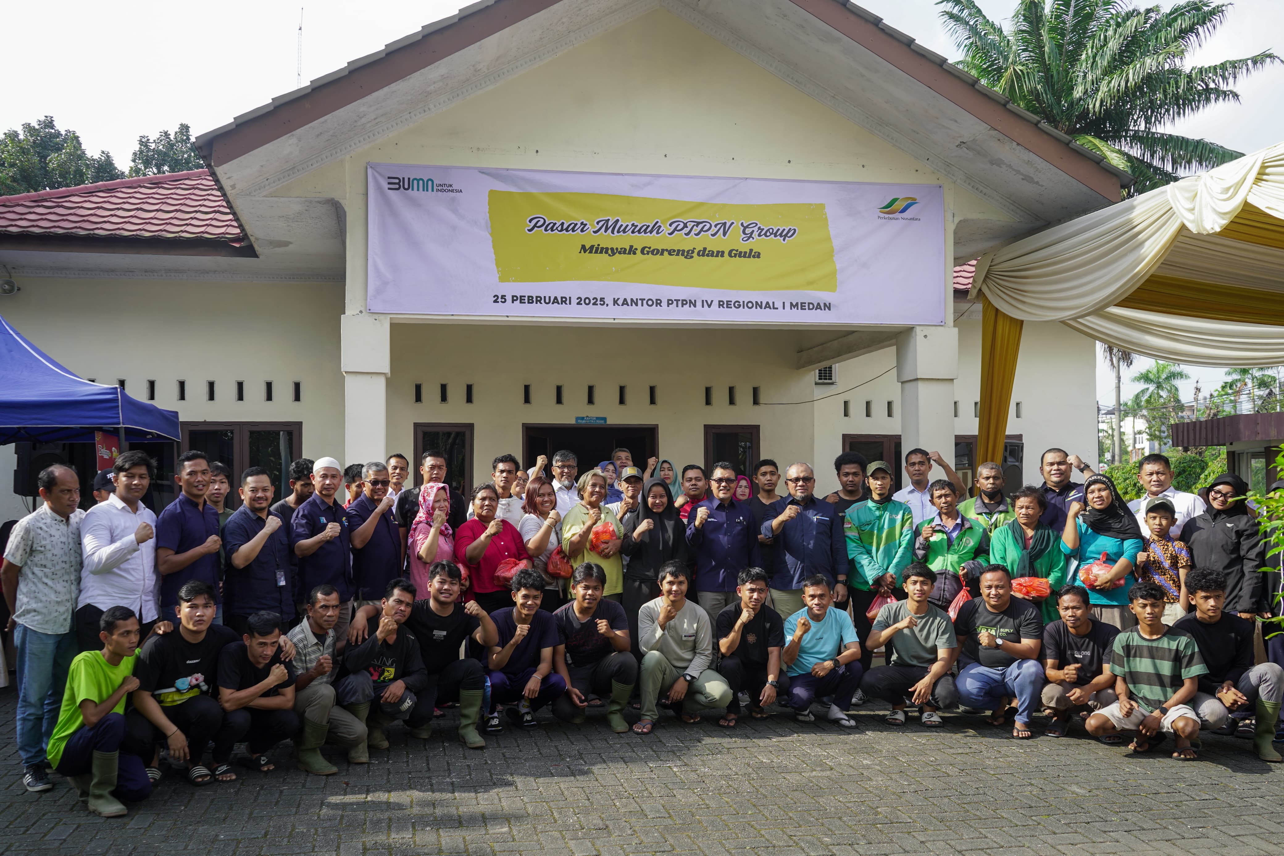 Pastikan Kestabilan Harga Minyak Goreng dan Gula, PTPN Regional I Gelar Pasar Murah Untuk Ribuan Masyarakat