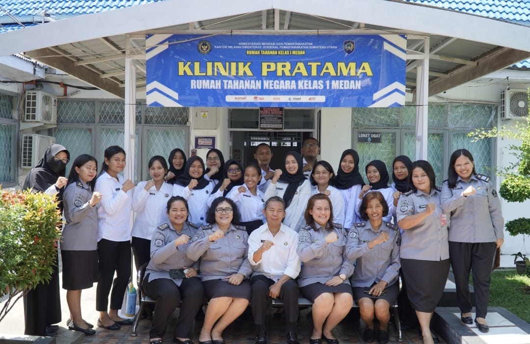 Klinik Pratama Rutan Kelas I Medan Bekali CPNS Tenaga Kesehatan, Kanwil Ditjenpas Sumut