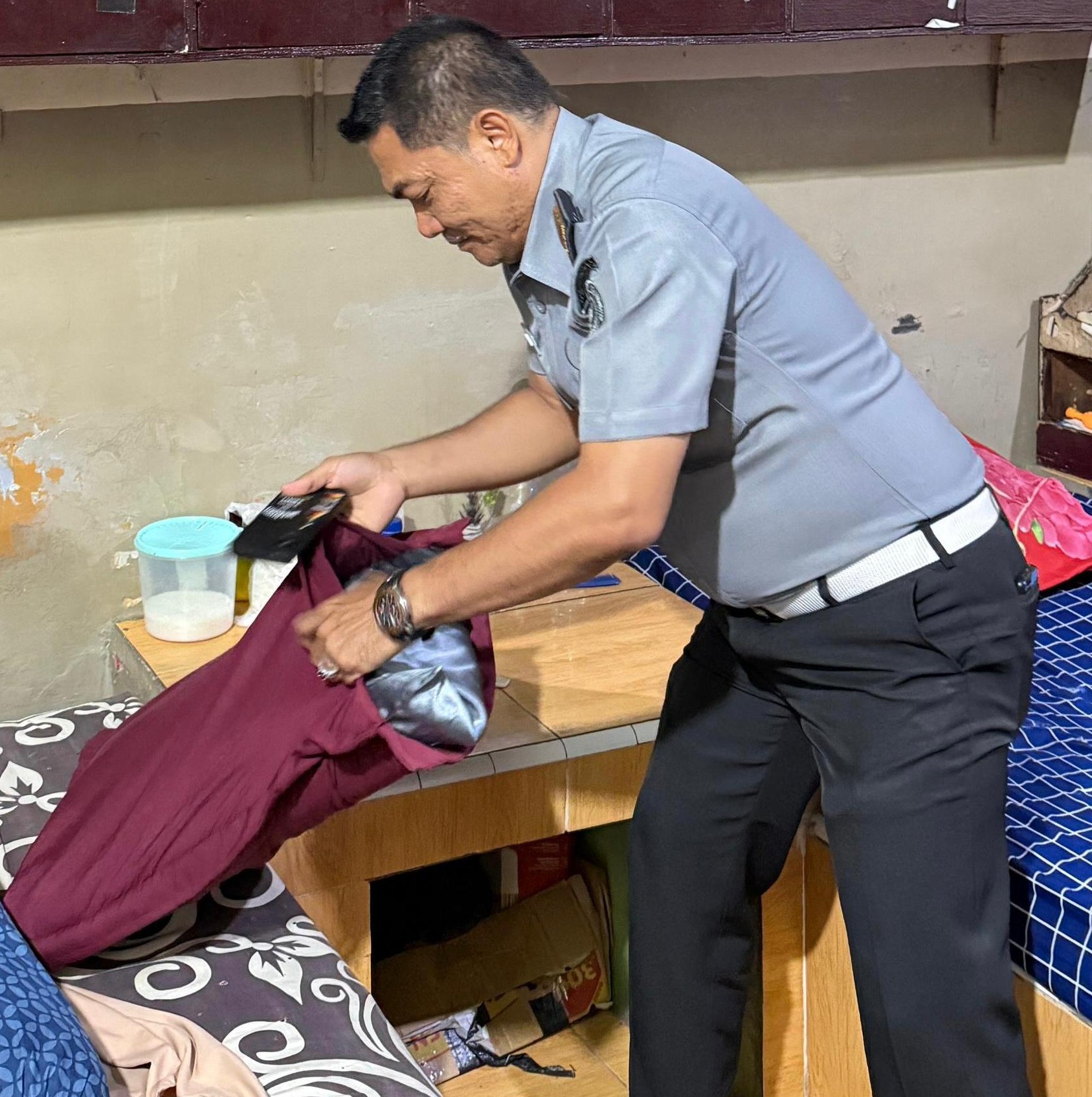 Razia Rutin dan Penertiban Listrik di Rutan Kelas I Medan Dilakukan Dengan Pendekatan Humanis