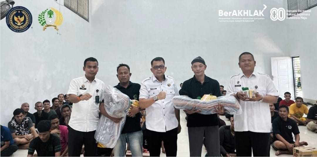 Penuhi Hak Warga Binaan, Lapas Binjai Bagikan Perlengkapan Mandi