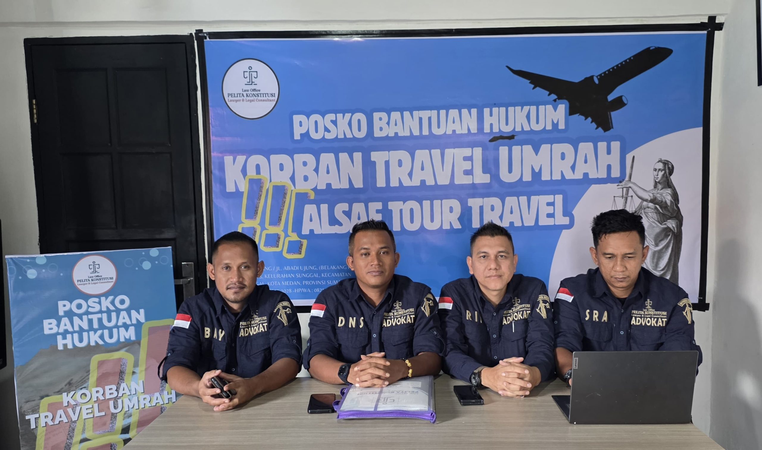 ‎Law Firm Pelita Konstitusi Buka Posko Aduan Korban Travel Umroh Al Shaf Tour
