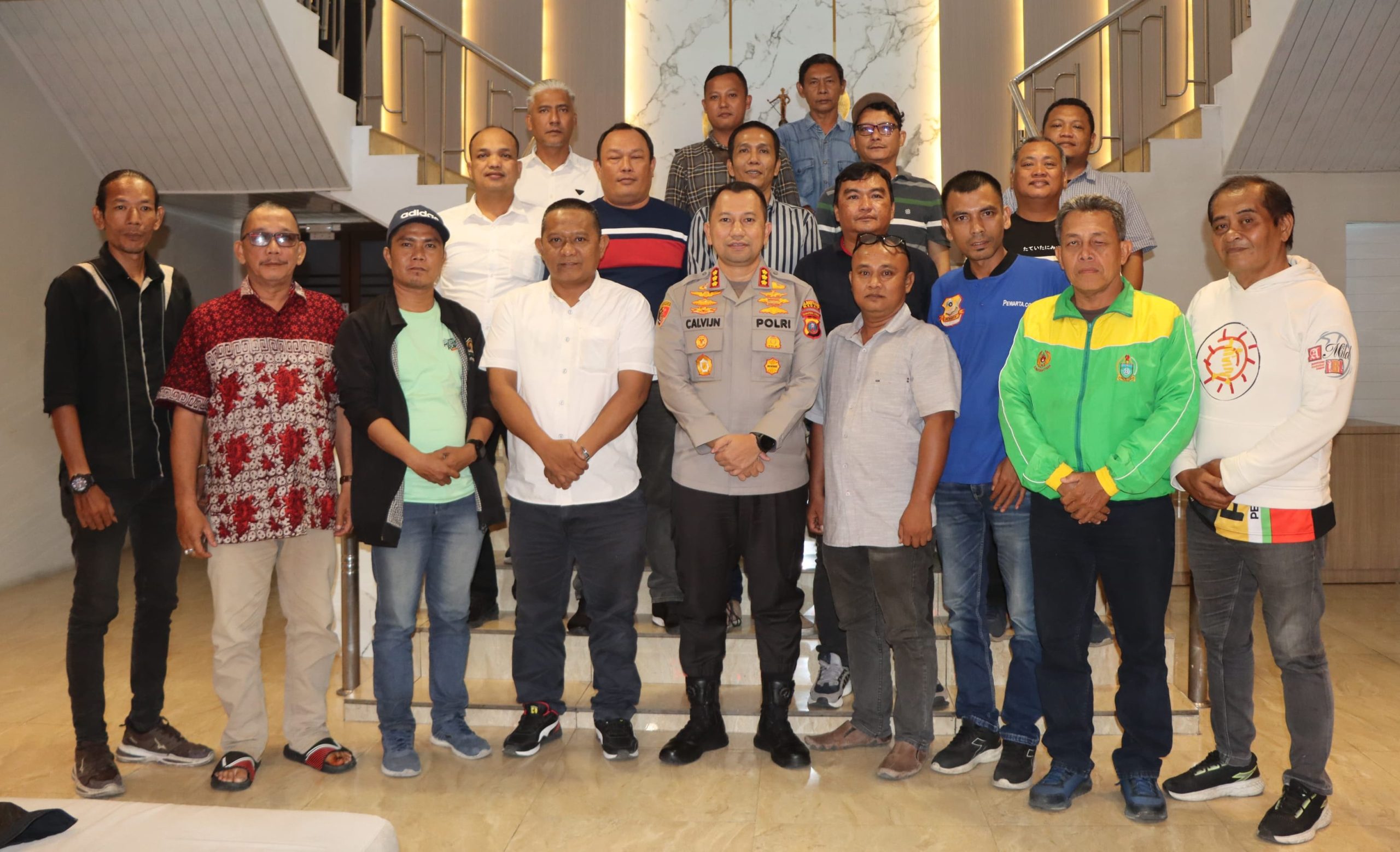 ‎Kapolrestabes Medan Kombes Pol Jean Calvijn Ajak Wartawan Dukung Harkamtibmas