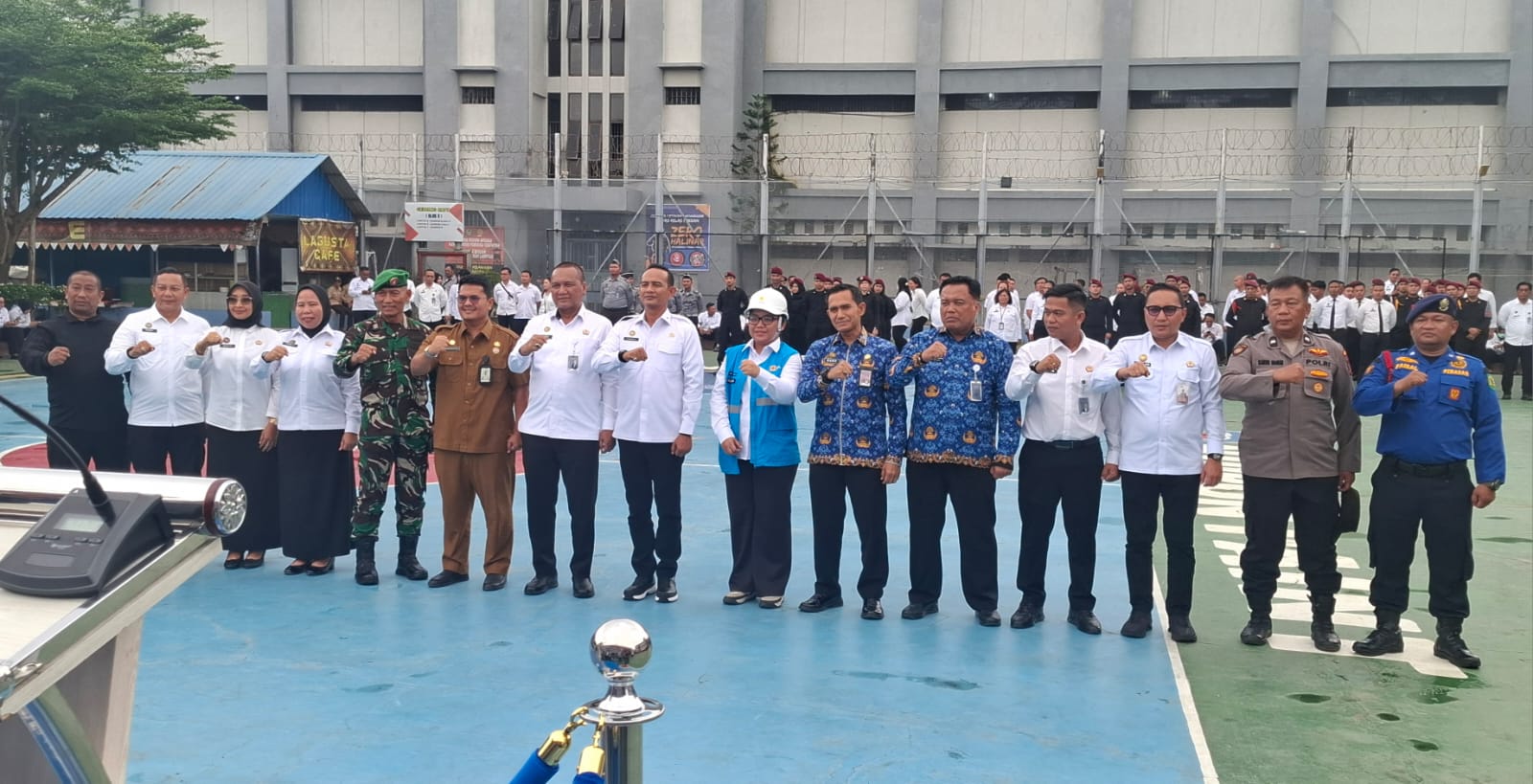 Kerutan Balige Hadiri Apel Siaga Nataru Ditjenpas Sumut, Tegaskan Kesiapan Pengamanan Pemasyarakatan