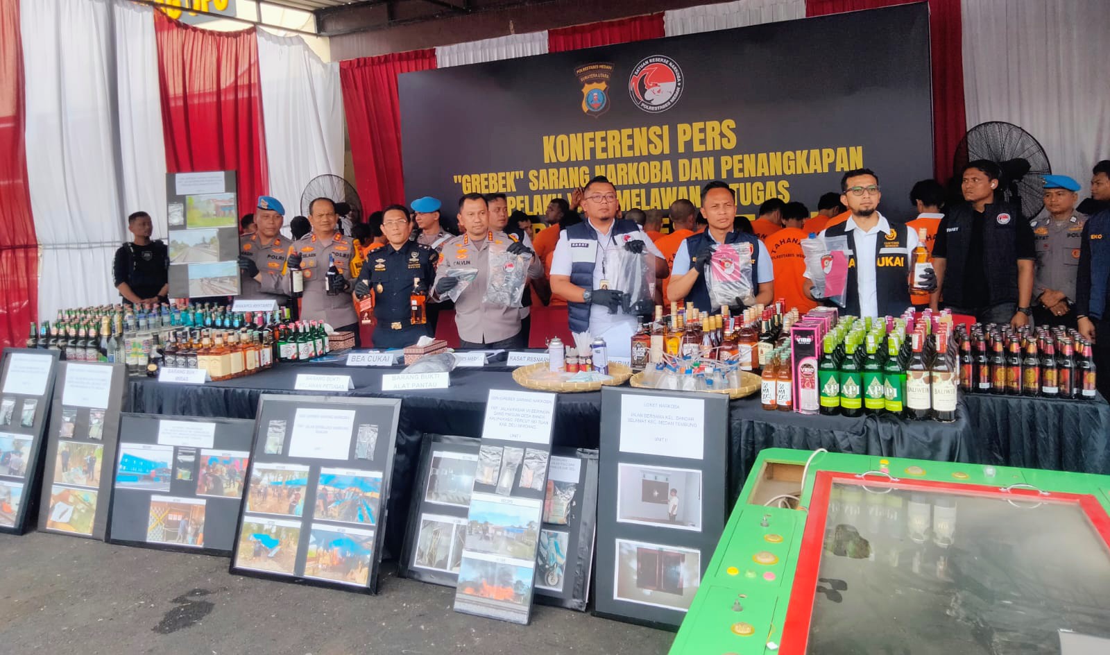 Polrestabes Medan Medan Ungkap 24 Kasus Narkoba Selama 72 Hari, Tangkap 34 Tersangka 